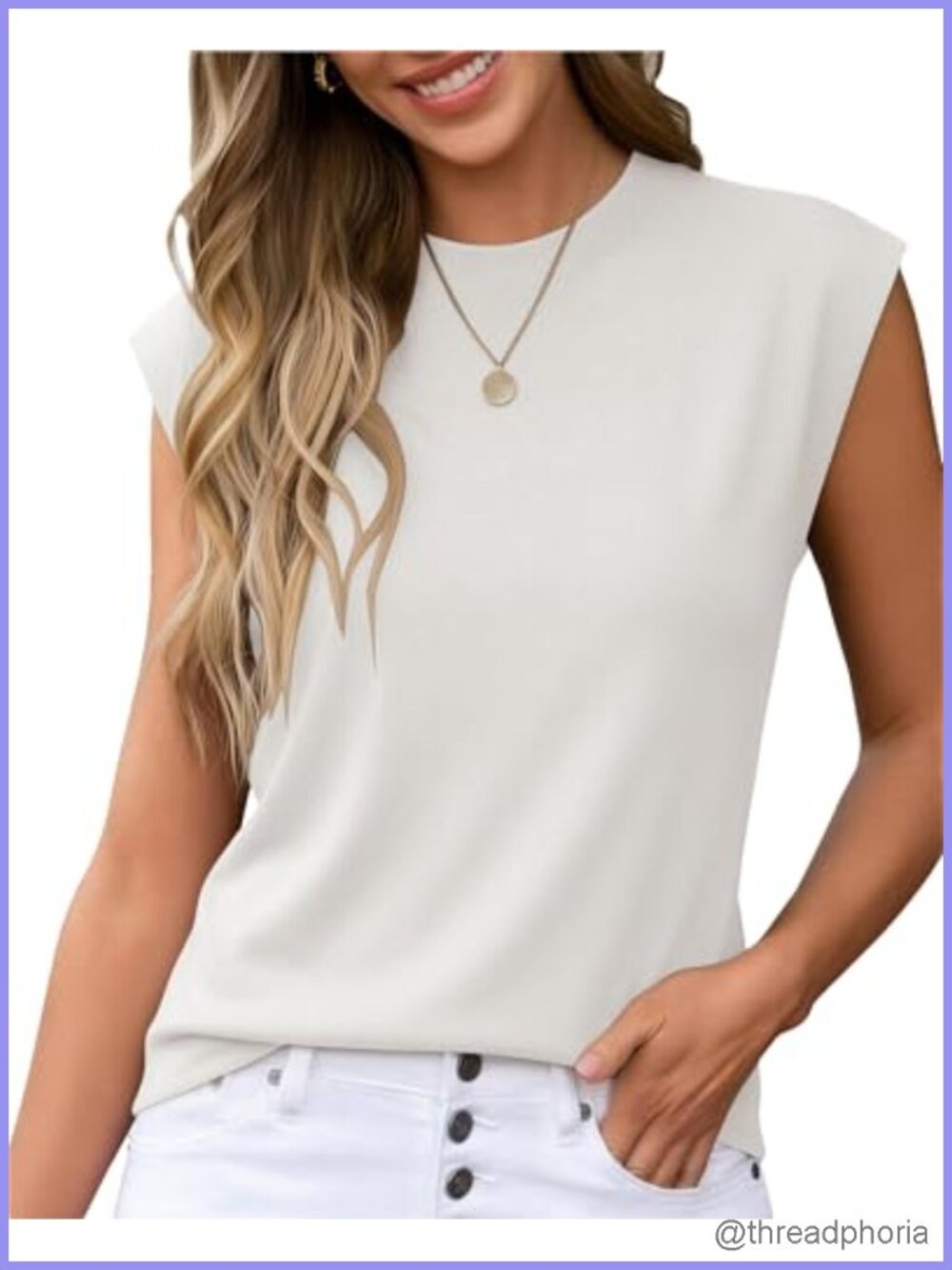 Women's Sleeveless Sweater Vest Business Casual Knit Top